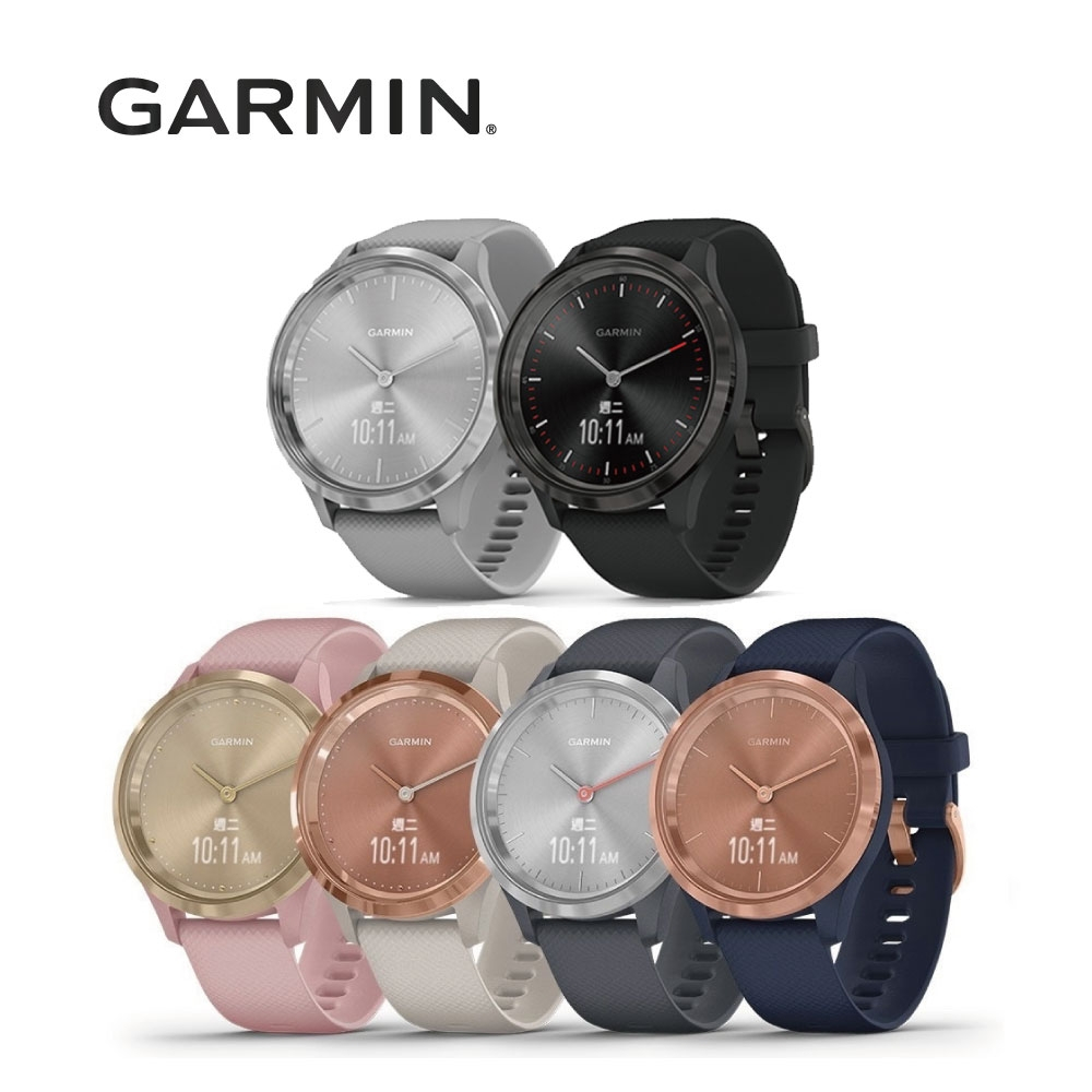 GARMIN vivomove 3/3S 指針智慧腕錶 血氧監測