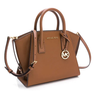 MK Michael Kors AVRIL 荔枝紋牛皮手提包 斜揹包 手提斜背兩用包