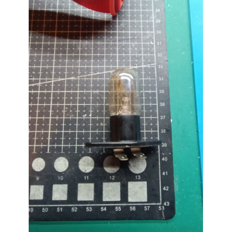 微波爐維修 零件 拆機 良品 燈泡含座 125v 25w
