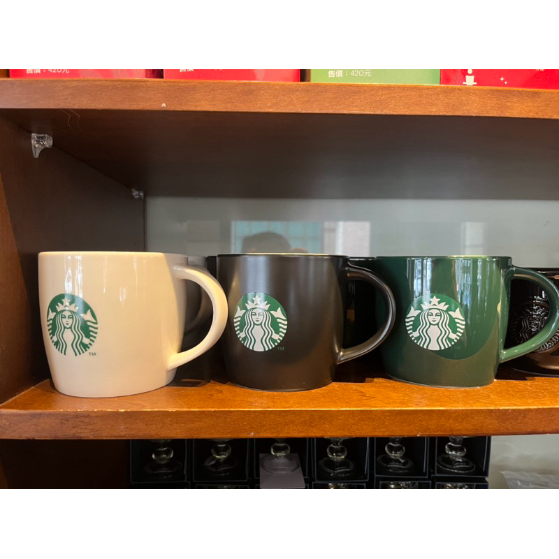 星巴克 Starbucks 女神馬克杯 經典綠 白