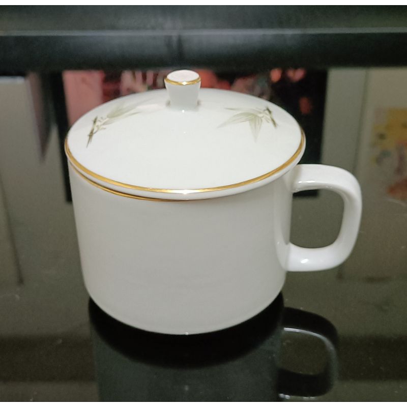  [若夢愛環保]全新~復古物件~早期大同咖啡杯/馬克杯/茶杯/泡茶杯/含蓋陶瓷杯