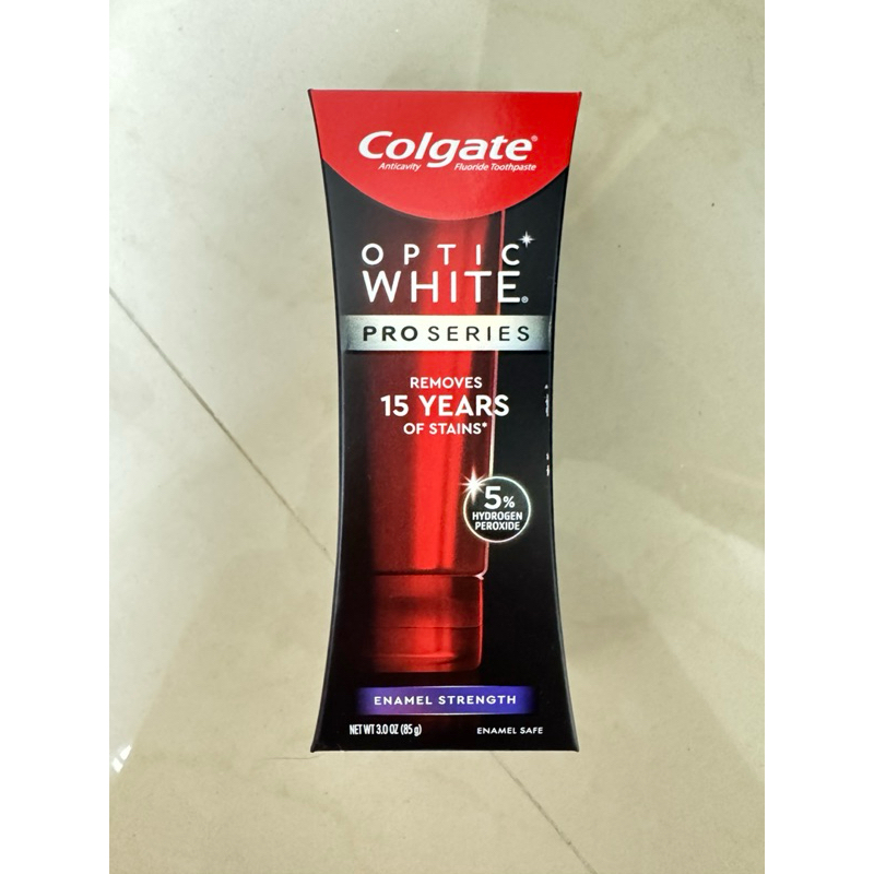 現貨在台 高露潔美白牙膏  Colgate Optic White Pro 5% 強化琺瑯質款 效期02/2025
