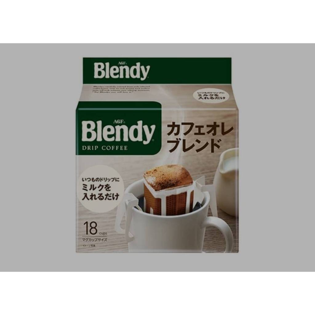 日本 AGF Blendy 濾泡式咖啡 吉力馬札羅  香醇濾掛式沖泡咖啡  18入/包