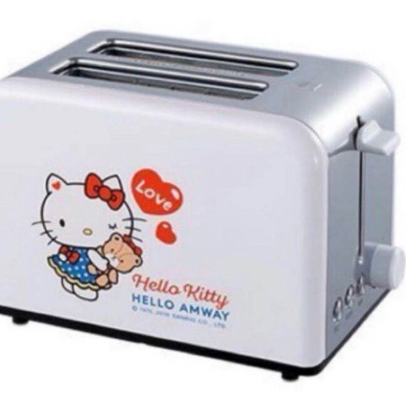 【全新】Amway X Hello Kitty 多功能烤麵包機（純淨白）HK-TS01