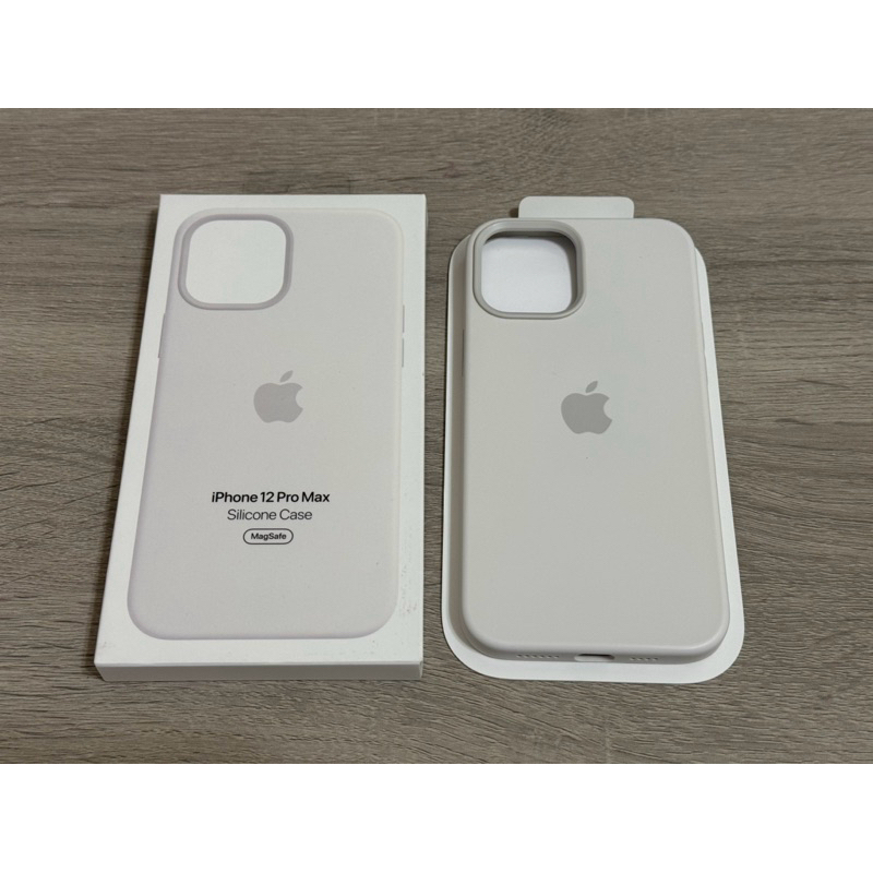 iPhone12 Pro Max MagSafe 原廠矽膠保護殼 白色
