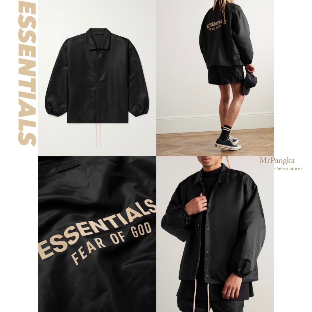 𝐌𝐫.𝐏𝐚𝐧𝐠𝐤𝐚©FOG Fear Of God ESSENTIALS Coaches Jacket 教練外套 風衣外