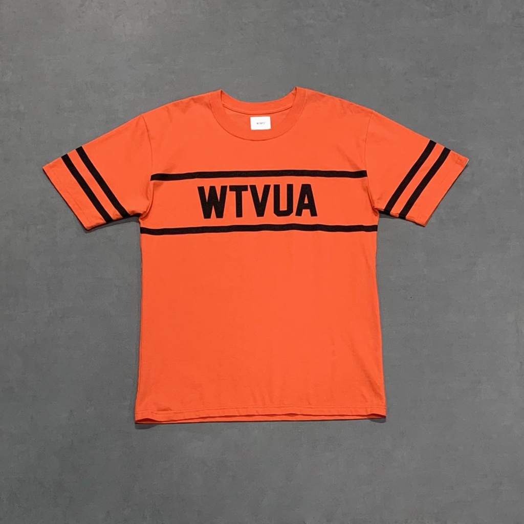 【工工買取】現貨 WTAPS WTVUA Tee Orange 橘色 Team 字體 短T