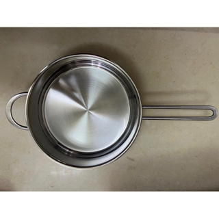 韓國HAPPYCALL 鑽石塗層不沾扇形煎烤 鍋(28cm)& 德國雙人牌單柄深平煎鍋含蓋（24公分）