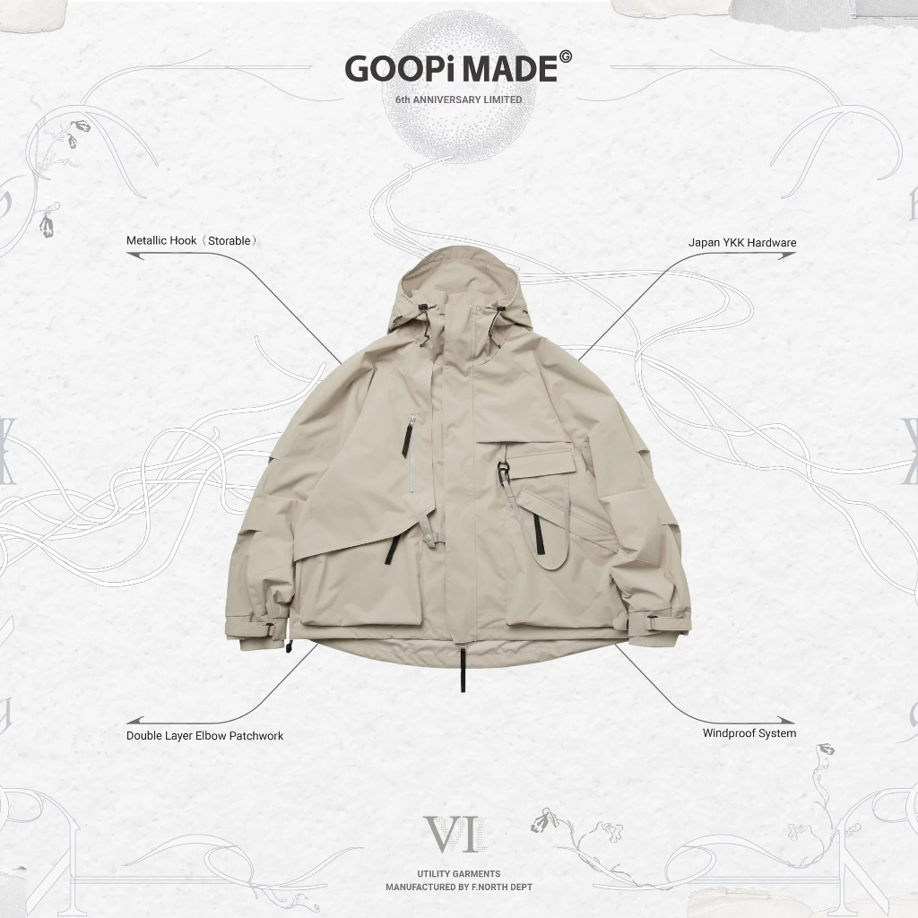 06 Goopi VI-G93P Formula-G Mountain Parka 孤僻 六週年 夾克外套