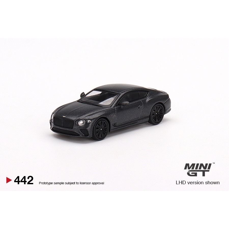 1/64 MINI GT Bentley Continental GT Speed #442 賓利 黑 灰 消光