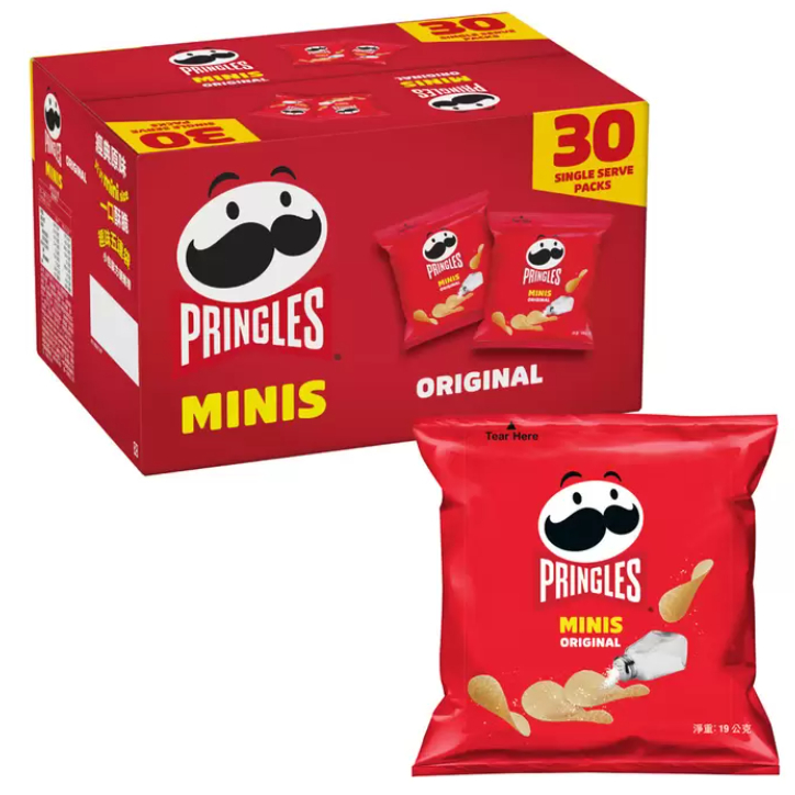 COSTCO代購 好市多 品客 洋芋片 MINIS 經典原味 19公克 Pringles MINIS 單包 零售 小包裝