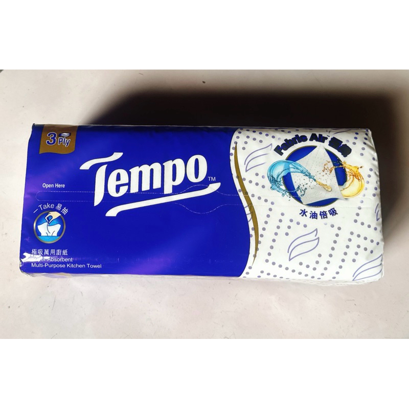Tempo 極吸萬用抽取式廚房紙巾 60抽