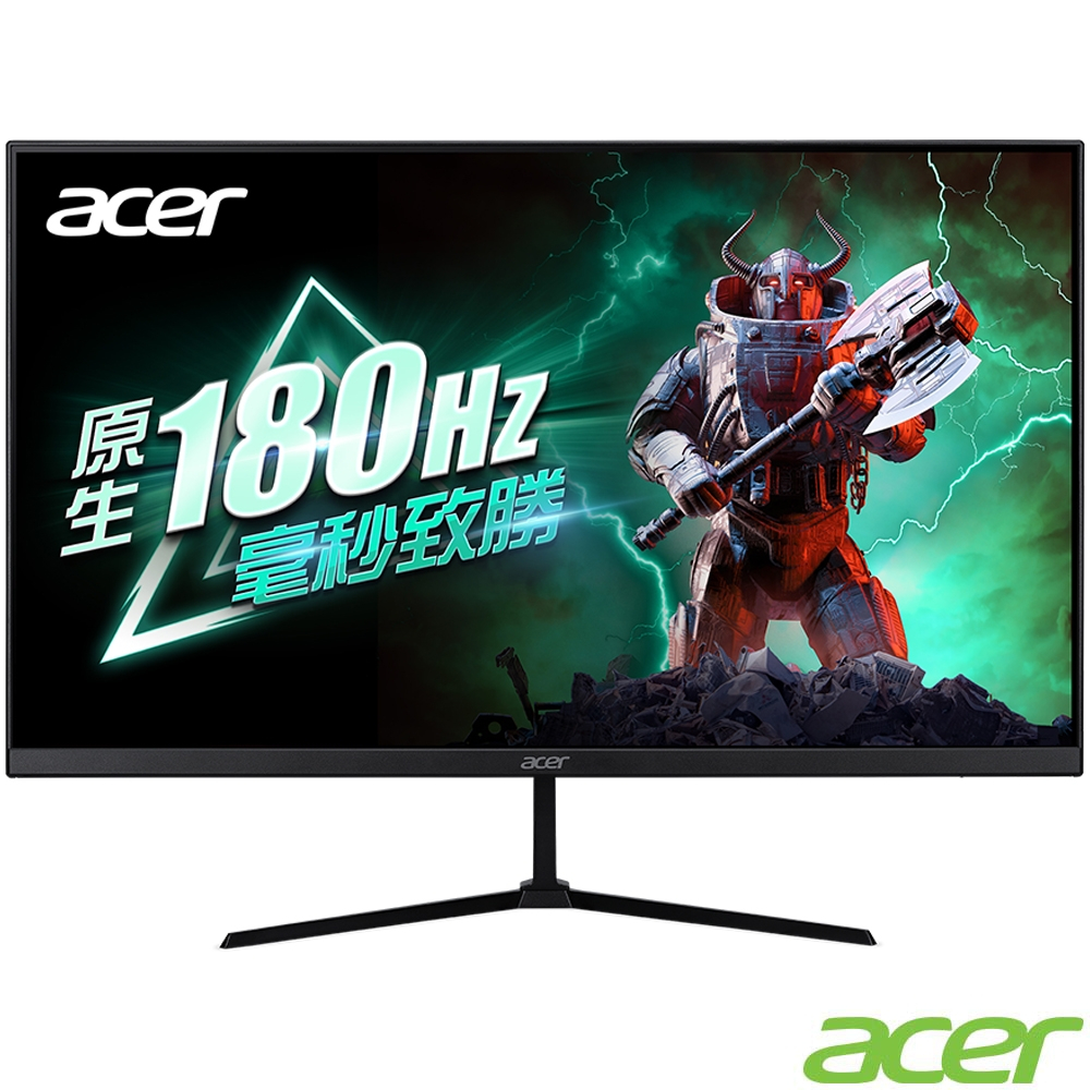 Acer ED240Q S3 (24型/VA/180Hz/喇叭/1500R/HDR/VA/1ms) 曲面電競螢幕
