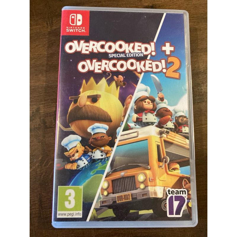 二手 NS Overcooked 1+2 煮過頭 switch 遊戲