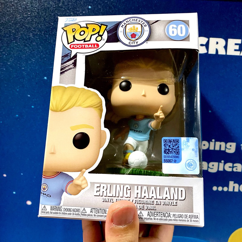 [李大] 正版現貨 Funko POP 足球 曼城 哈蘭德 魔人 魔人普烏 Erling Haaland #60