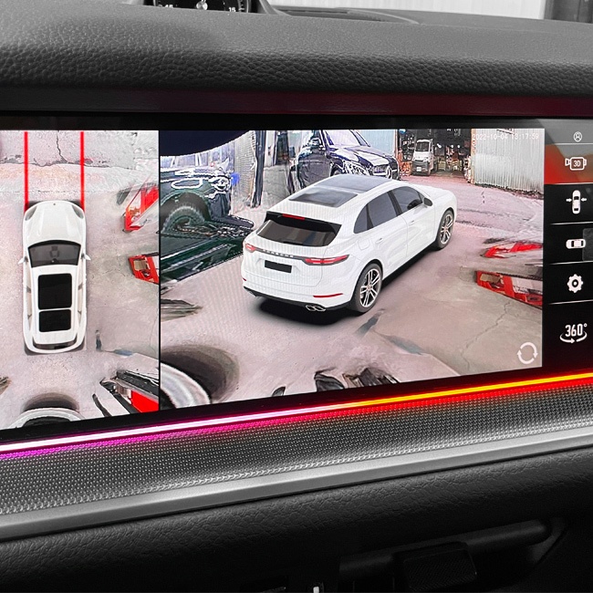送安裝 保時捷 CAYENNE E3 E3.2 凱宴 原廠型360度環景系統+錄影 禾笙影音館
