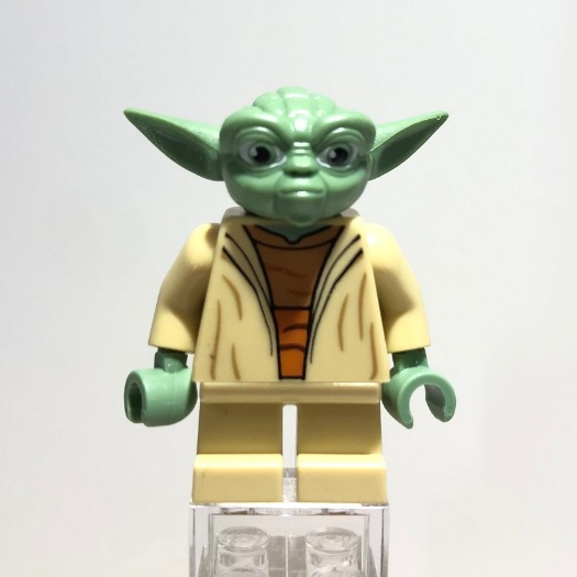 二手樂高人偶 LEGO sw0446 星際大戰 Yoda 尤達 (75002)