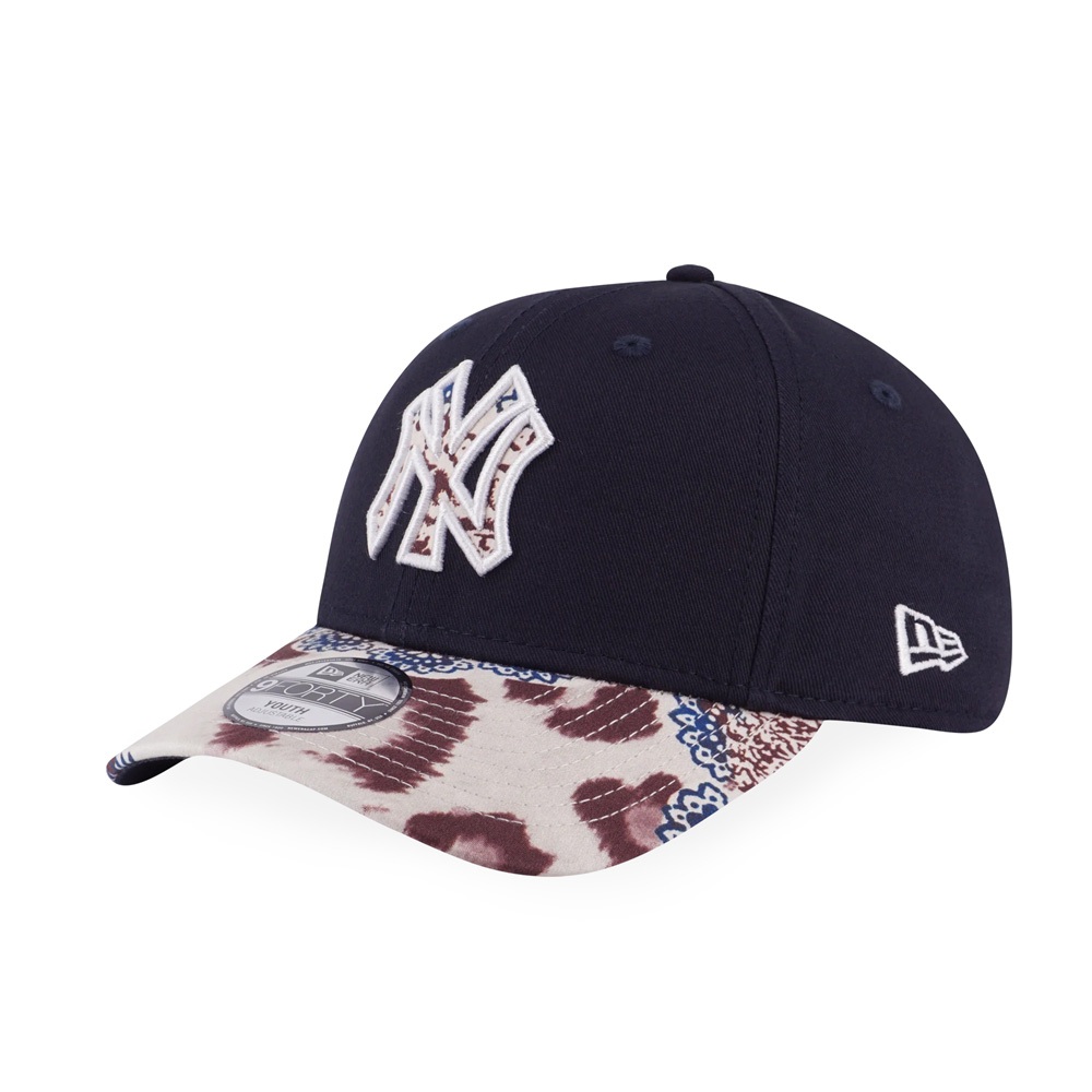 NEW ERA 童 940 9FORTY  棒球帽 ANIMAL PAISELY 紐約洋基 海軍藍 NE13773944