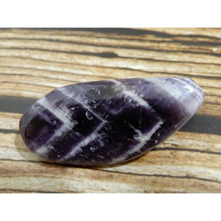天然夢幻紫水晶滾石( 天然紫水晶滾石) 約51*22*15(mm) 重約29.4g