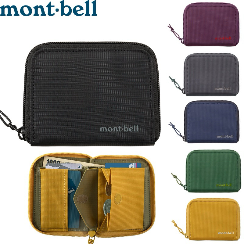 《9.9成新》 mont bell 機能 輕量 登山 戶外 拉鍊錢包零錢包