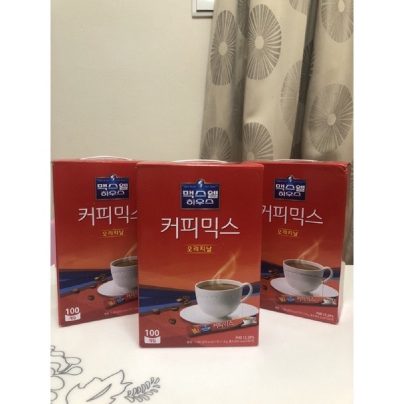 韓國🇰🇷麥斯威爾咖啡 三合一 100條裝 預購 無現貨 可以等貨再下單💯⋯