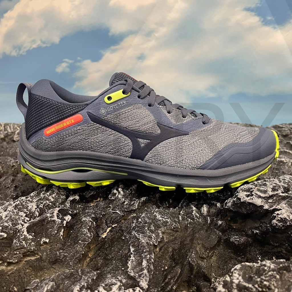 MIZUNO WAVE RIDER GTX 女慢跑鞋 贈球鞋清潔濕巾 J1GD217947 野跑鞋 野跑