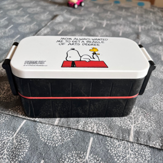 snoopy史奴比雙層餐盒 壽司 冷食便當盒 野餐盒