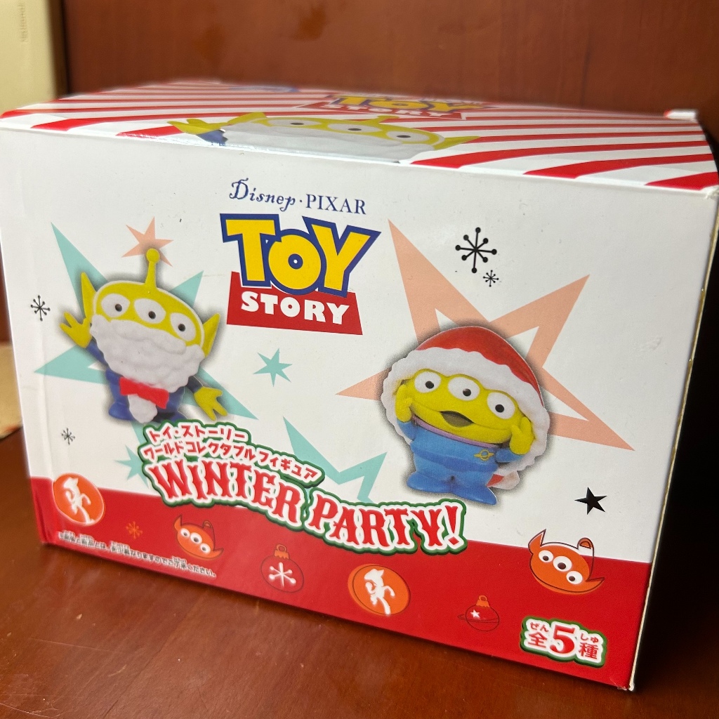 全新玩具總動員三眼怪聖誕系列盒玩公仔5個一組