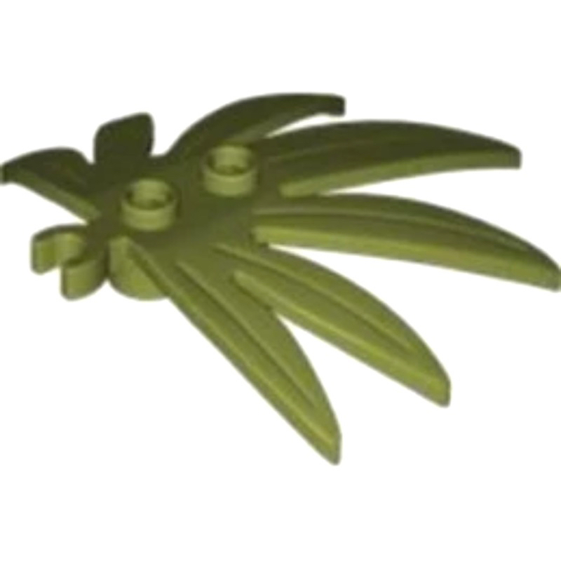 LEGO 樂高 植物 橄欖綠色 大片棕櫚葉 樹葉 10884 6313102