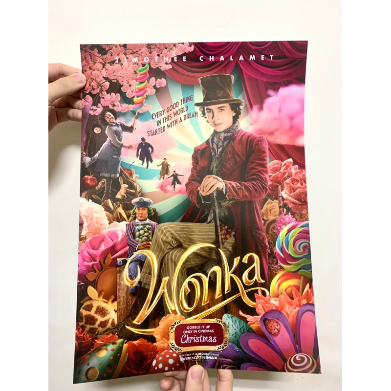 Wonka 旺卡 電影院海報 巧克力鑰匙圈 鑰匙圈 周邊