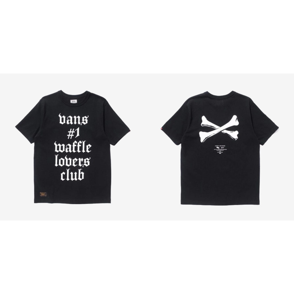 【AllenTAPS】WTAPS x VANS VAULT : DESIGN S/S 05 TEE 短袖 黑色 M號