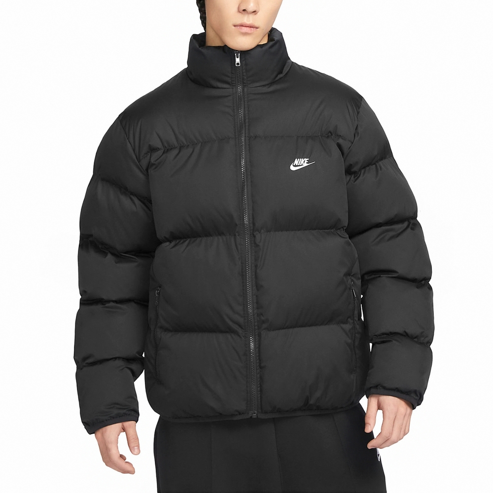 S.G NIKE NSW Club Puffer FB7369-010 黑 男款 保暖 防潑水 拉鍊口袋 羽絨 外套