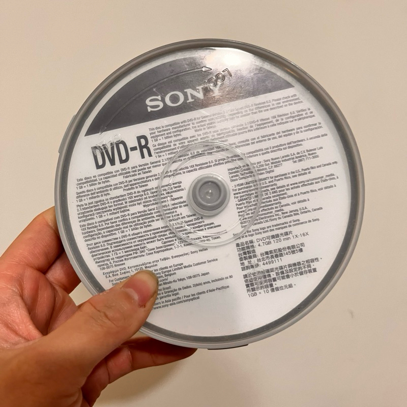 sony DVD 燒錄光碟 9片