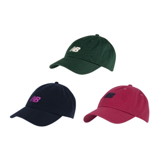 New Balance 帽子 NB 男女款 棒球帽 運動帽 休閒帽 老帽 經典 復古 刺繡 Logo 黑紫 綠白 艷紅黑