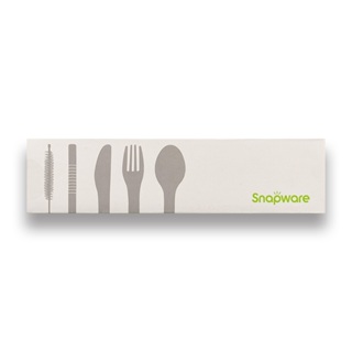 【499專區】SNAPWARE 康寧餐具 不鏽鋼餐具五件組 餐刀/餐叉/湯匙/吸管/吸管刷
