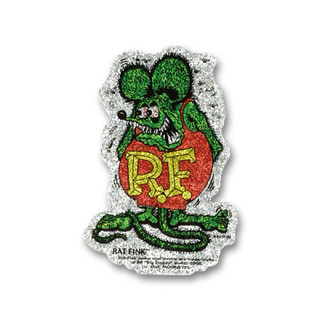 【MOONEYES】 Rat Fink Crazy Flake Sticker 老鼠芬克 金蔥貼紙 [RDF033]