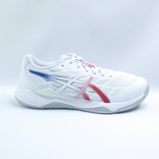 ASICS GEL-TACTIC 12 1073A071100 男女排球羽鞋 2E寬楦 白x藍紅【iSport愛運動】