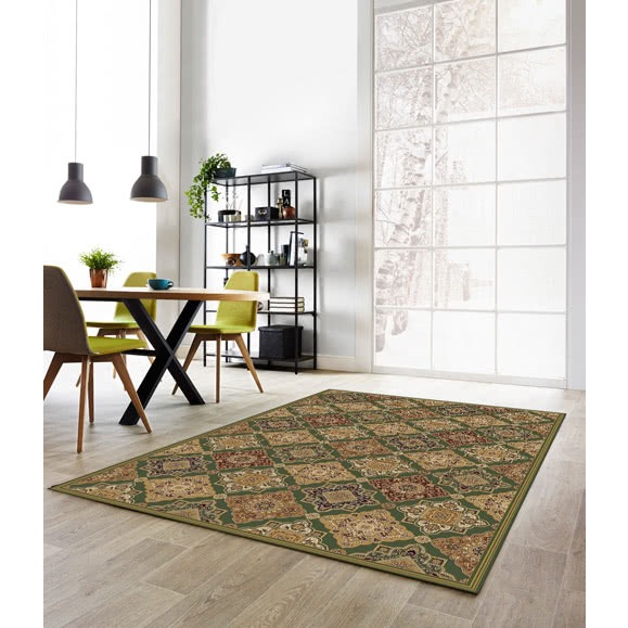 【范登伯格】芭比人造絲質地毯-凡爾賽 綠  160x230cm  進口地毯