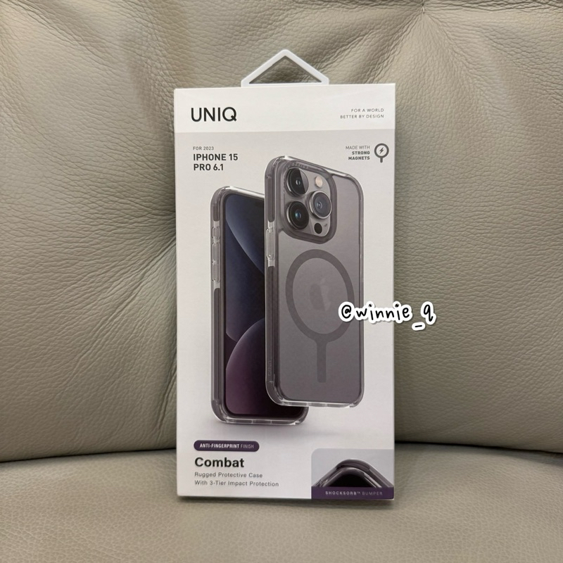 二手近全新 UNIQ iPhone15 Pro 手機殼 MagSafe 磁吸