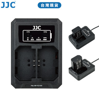 JJC 索尼SONY相機電池充電器 NP-FZ100 / NP-FW50 Type-C 充電線 充滿停止 臺灣現貨