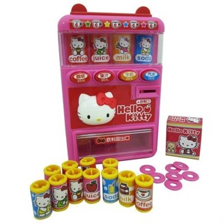 ㊣Hello Kitty 投幣式自動販賣機(ST安全玩具)原價299 高14cm 寬9cm