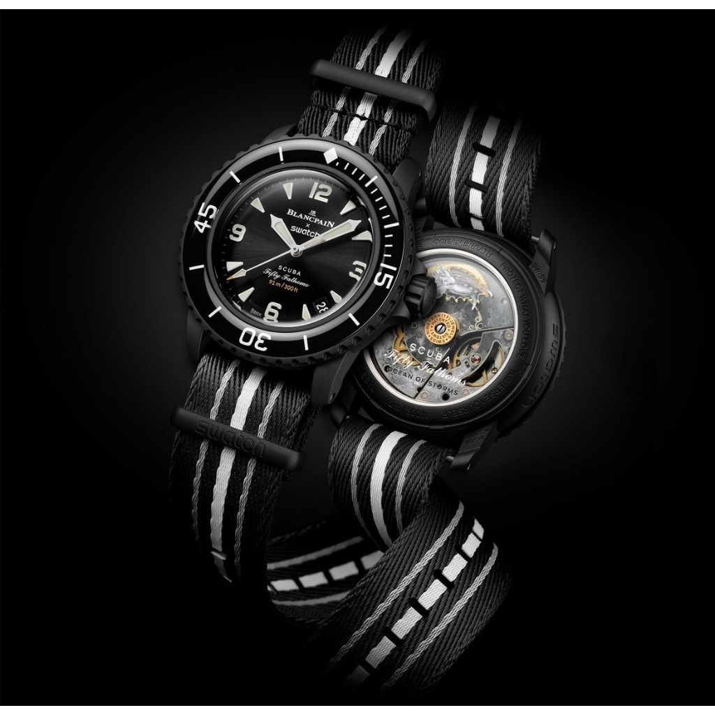 Swatch X Blancpain 寶珀 Fifty Fathoms 五十噚 海洋 手錶 精品