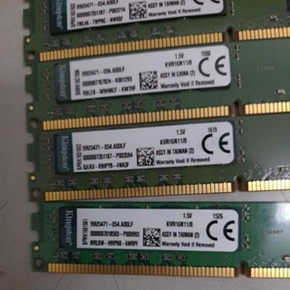 DDR3-1600 8G 桌機用 金士頓 終生保固 電壓:1.5V KVR16N11/8