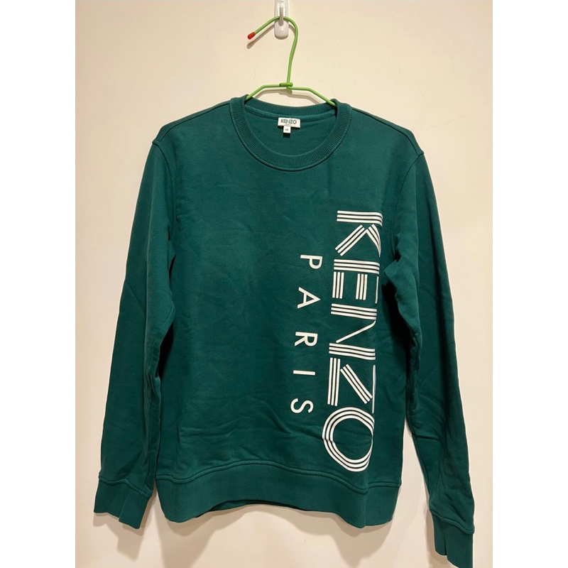 台灣專櫃購買正品Kenzo長袖衛衣綠色M號