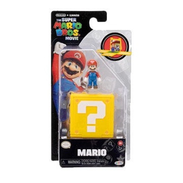 ● 雅比玩具 ●ㄒSuper Mario 瑪利歐電影 : 問號磚迷你公仔 - 隨機發貨 (盒損)