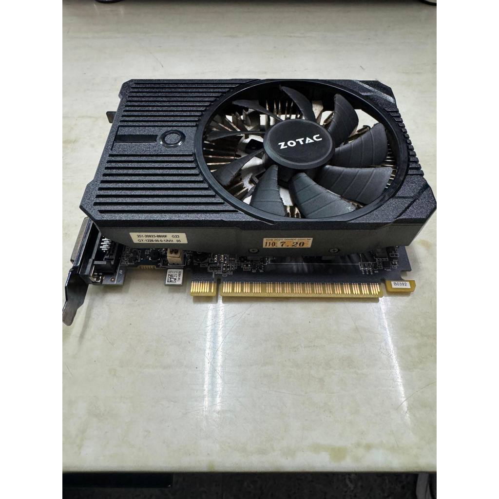 【ZOTAC索泰克】1050 Ti 顯示卡 二手良品 功能正常 保固內 自組電腦拆機品 $1800