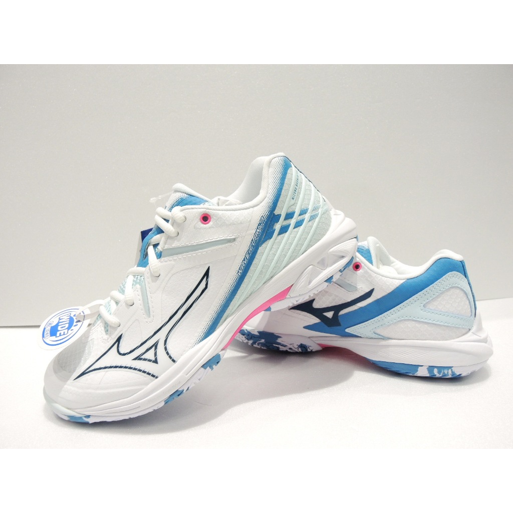 2024 上半季 MIZUNO 美津濃 WAVE CLAW 3 寬楦 全尺碼 高階羽球鞋 膠底鞋(71GA244321)