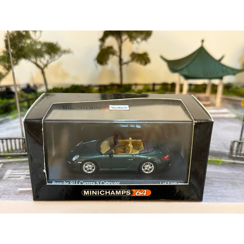 MINICHAMPS 1/64 PORSCHE 911 Carrera S Cabriolet 997