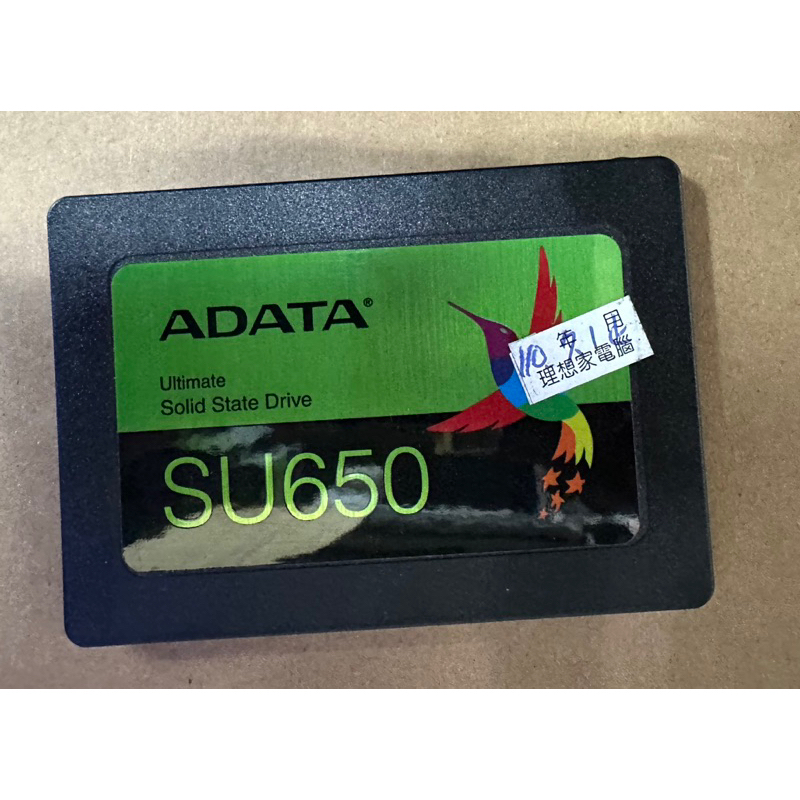 中古 二手 壞掉的 SSD ADATA SU650 480G 讀取不到 給有能力的人購買處理