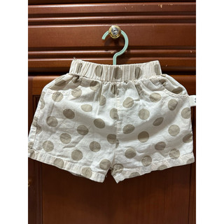 🌟二手童裝👶 韓系平價服飾-波點棉麻短褲